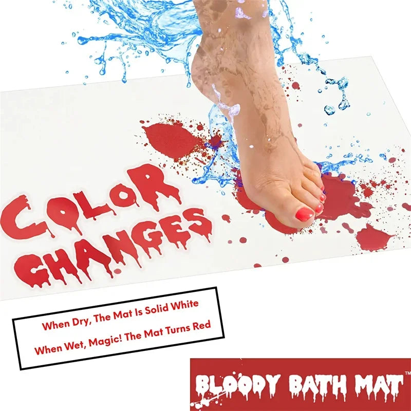 Bloody Bath Mat Halloween