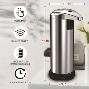 Automatic Stainless Steel Soap Dispenser