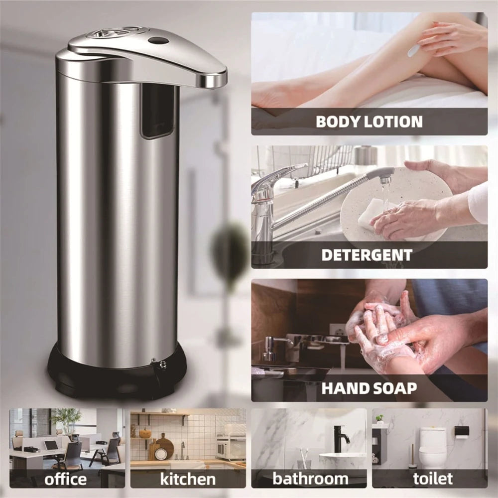 Automatic Stainless Steel Soap Dispenser